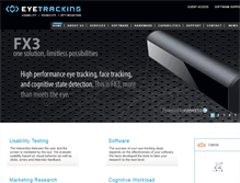 Tablet Screenshot of eyetracking.com